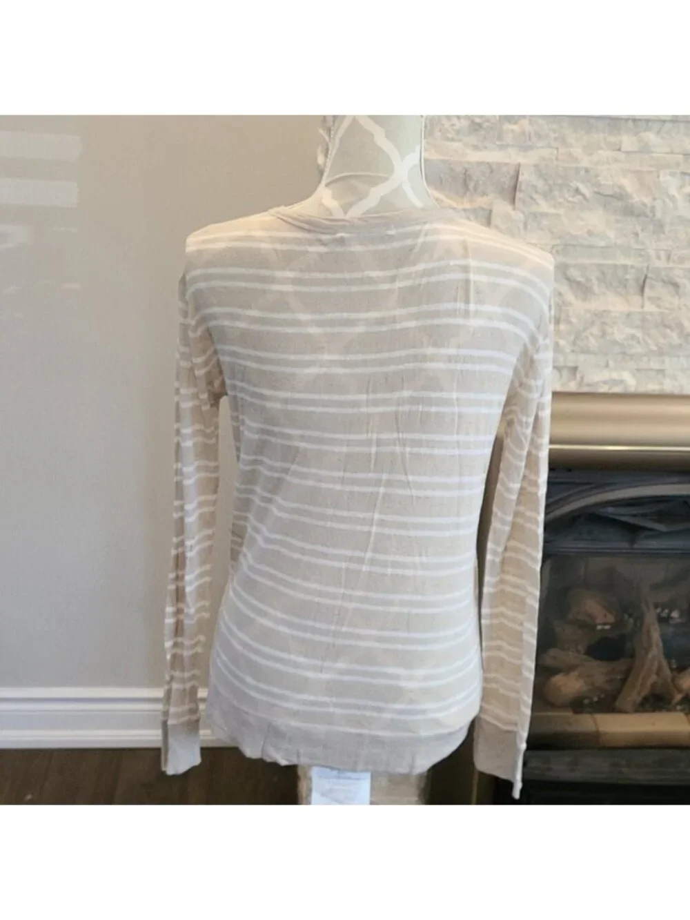 T Alexander wang lined blend stripped long sleeve